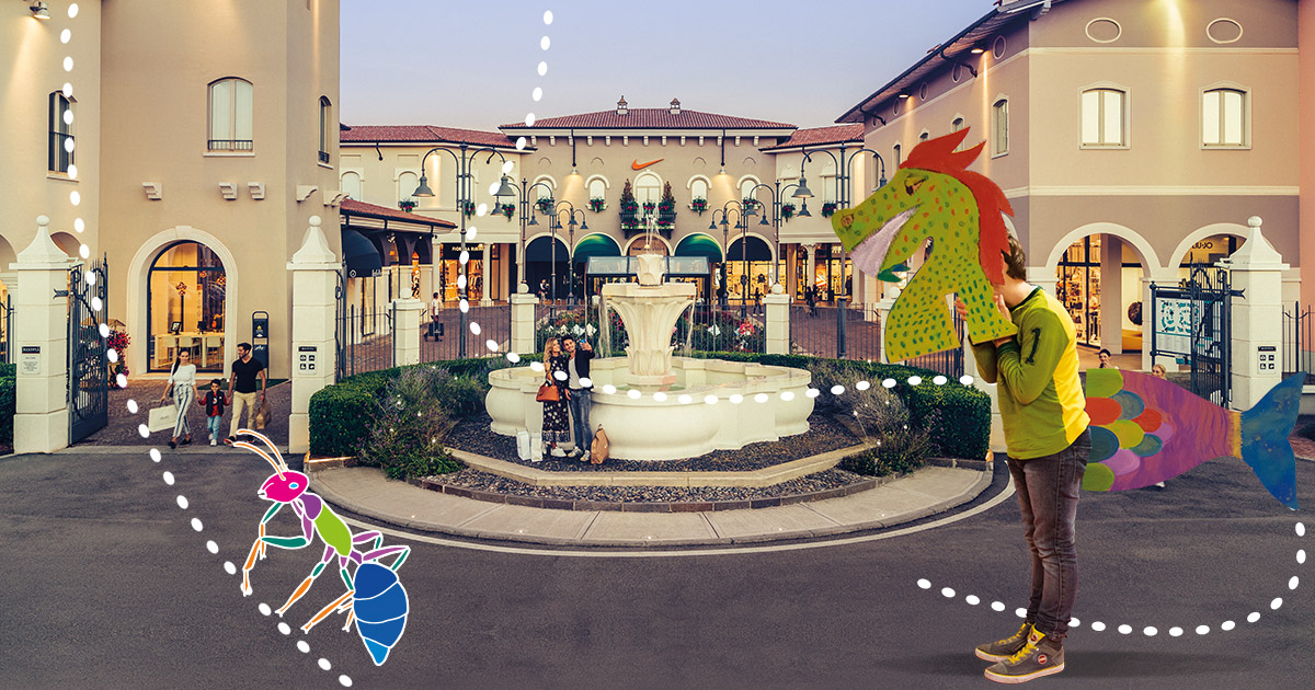 SIGNS OF FESTIVAL AT MANTOVA VILLAGE