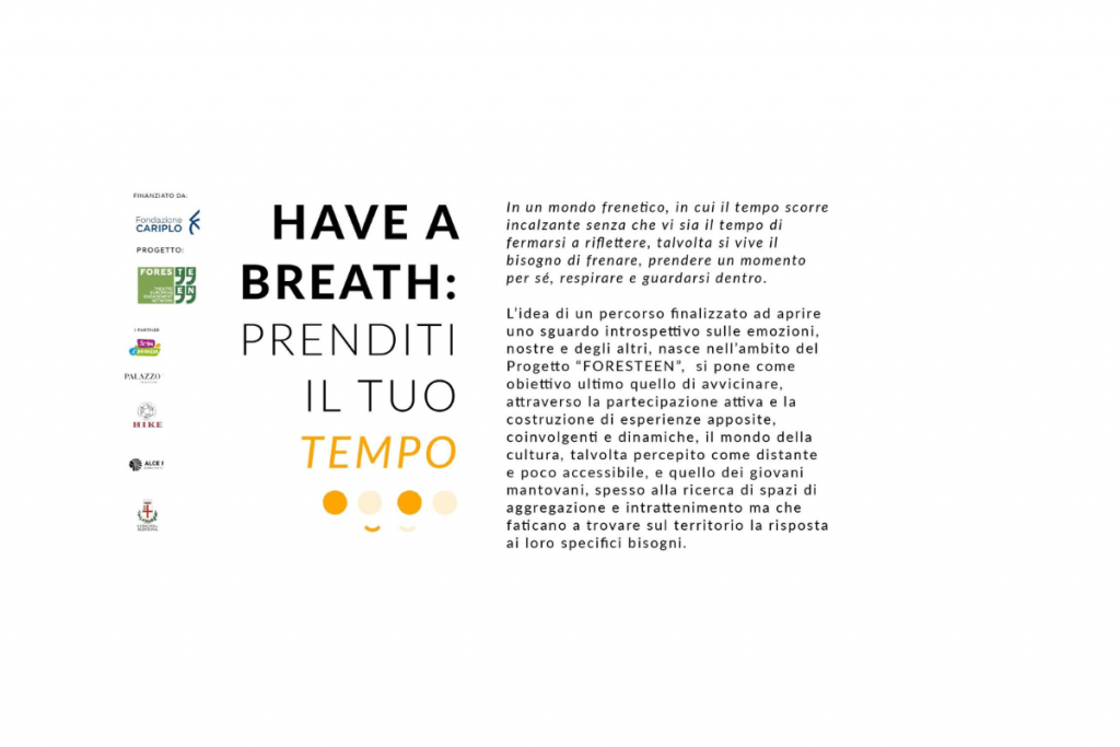 HAVE A BREATH - take your time